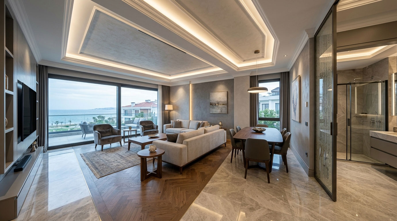 Florya dekorasyon ve iç mimarlık uygulaması